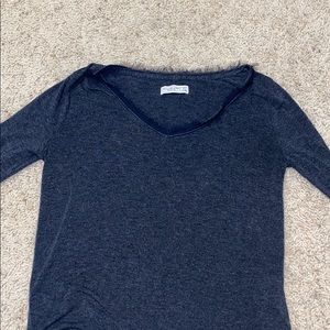 Dark gray long sleeve.